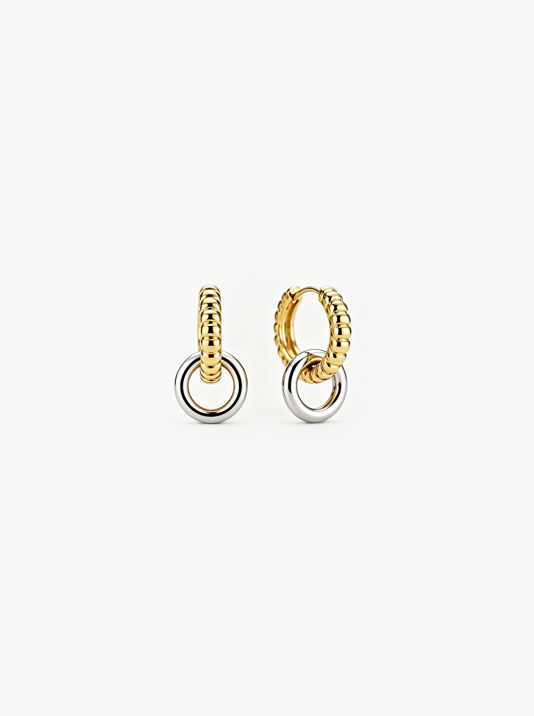 STACKED DOUBLE HOOPS