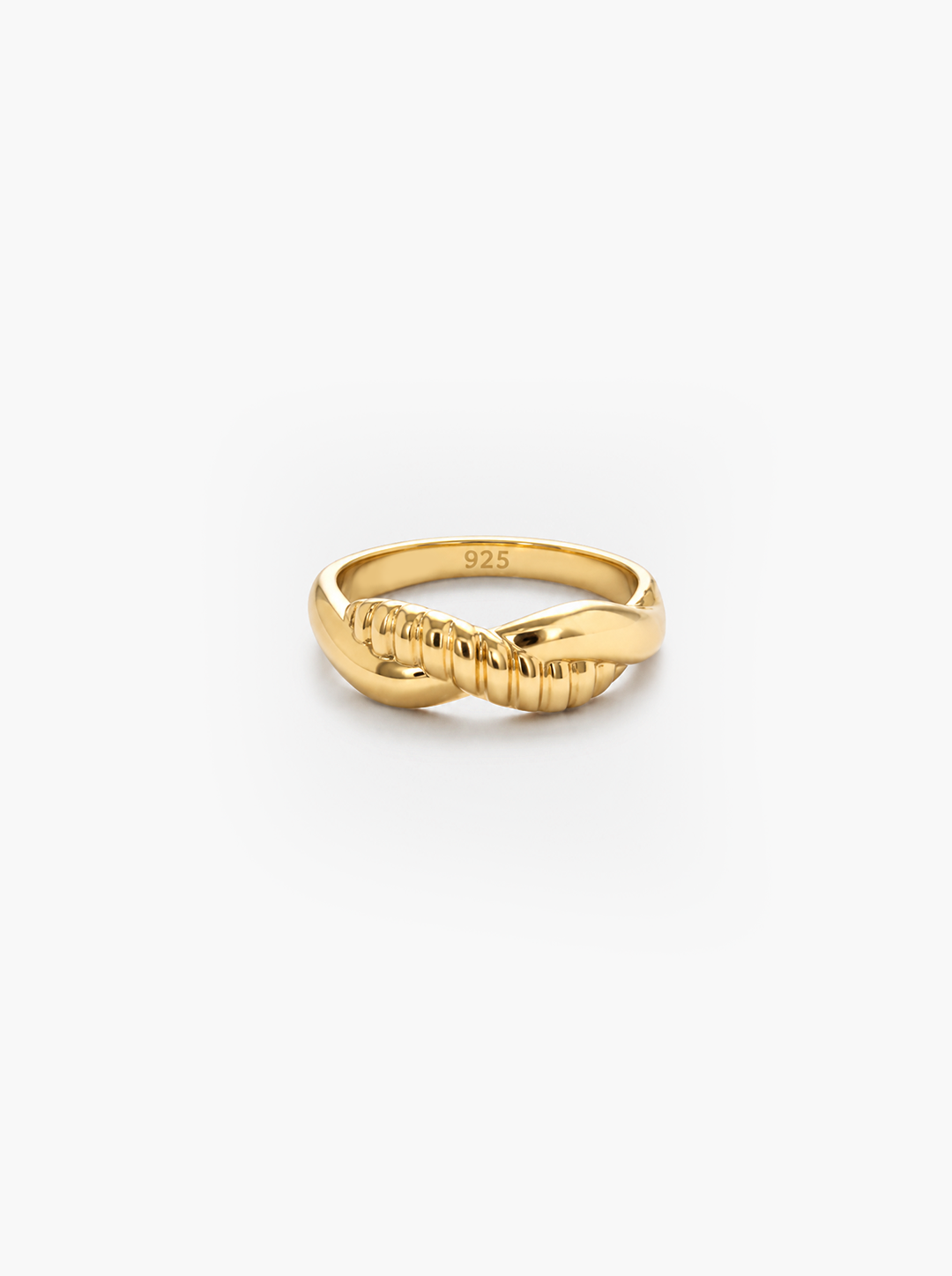 STACKED TWIST RING