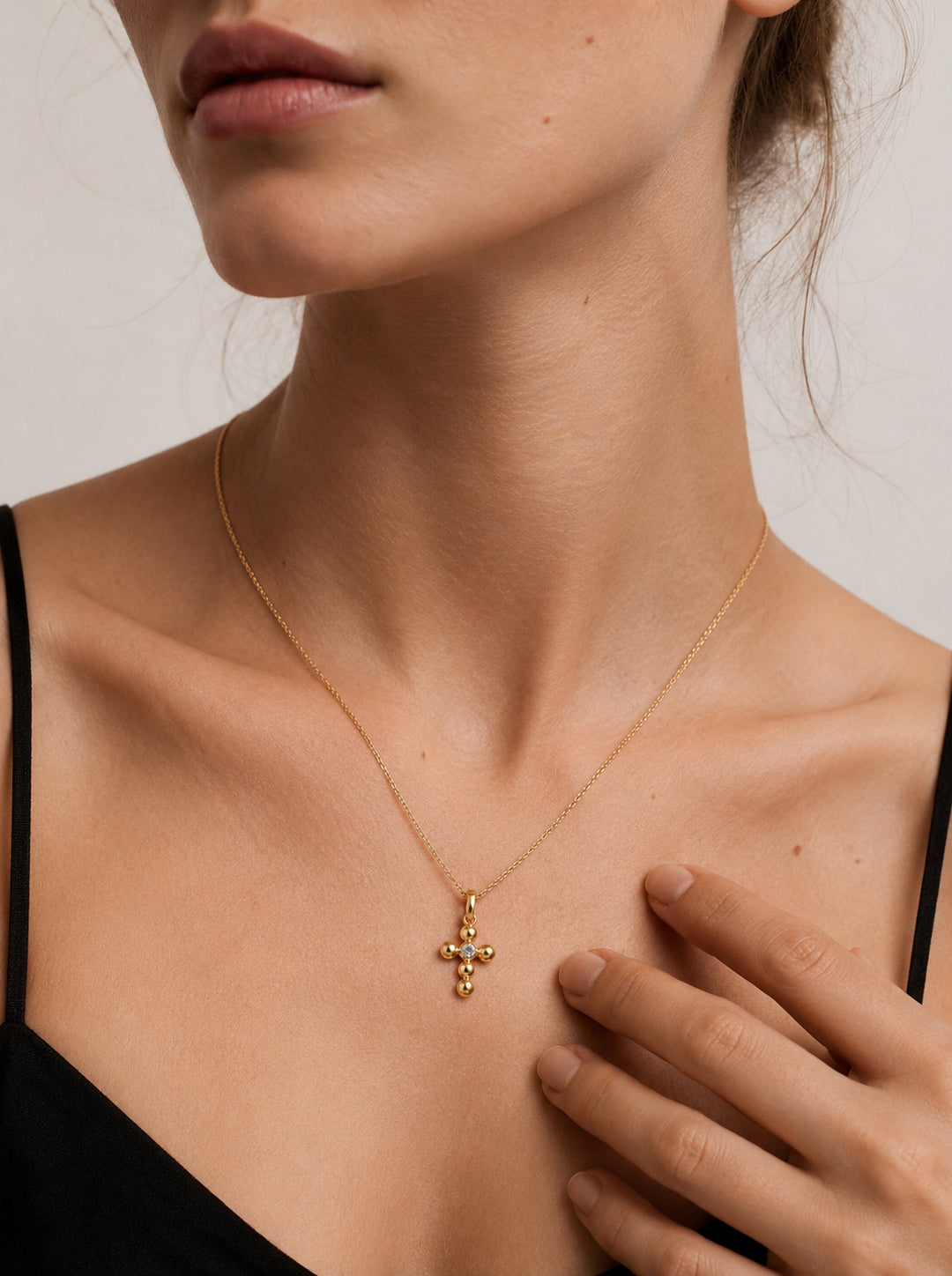 S&S MINI CROSS NECKLACE