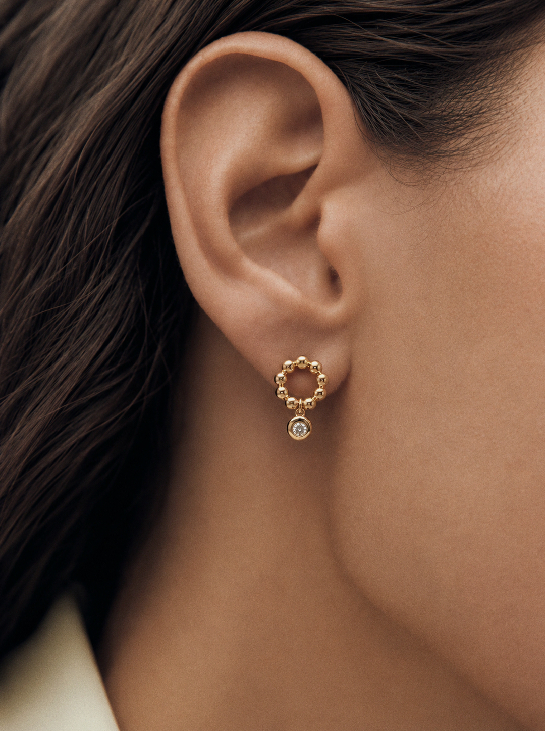 S&S SPHERE DROP EARRINGS