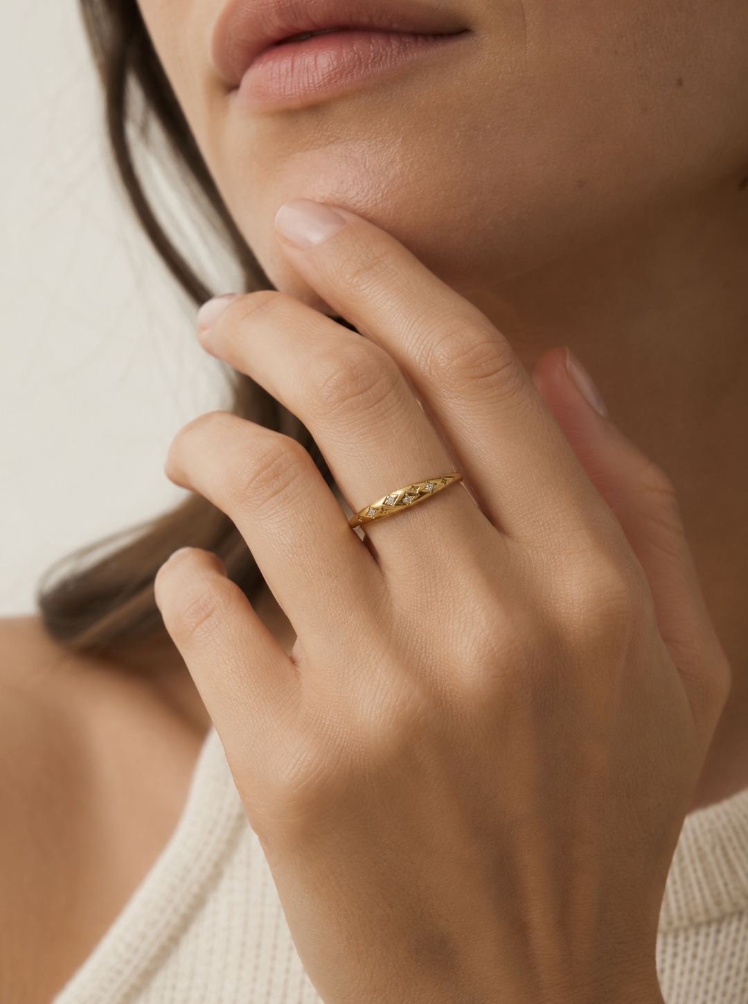 Astral Band Diamond Ring