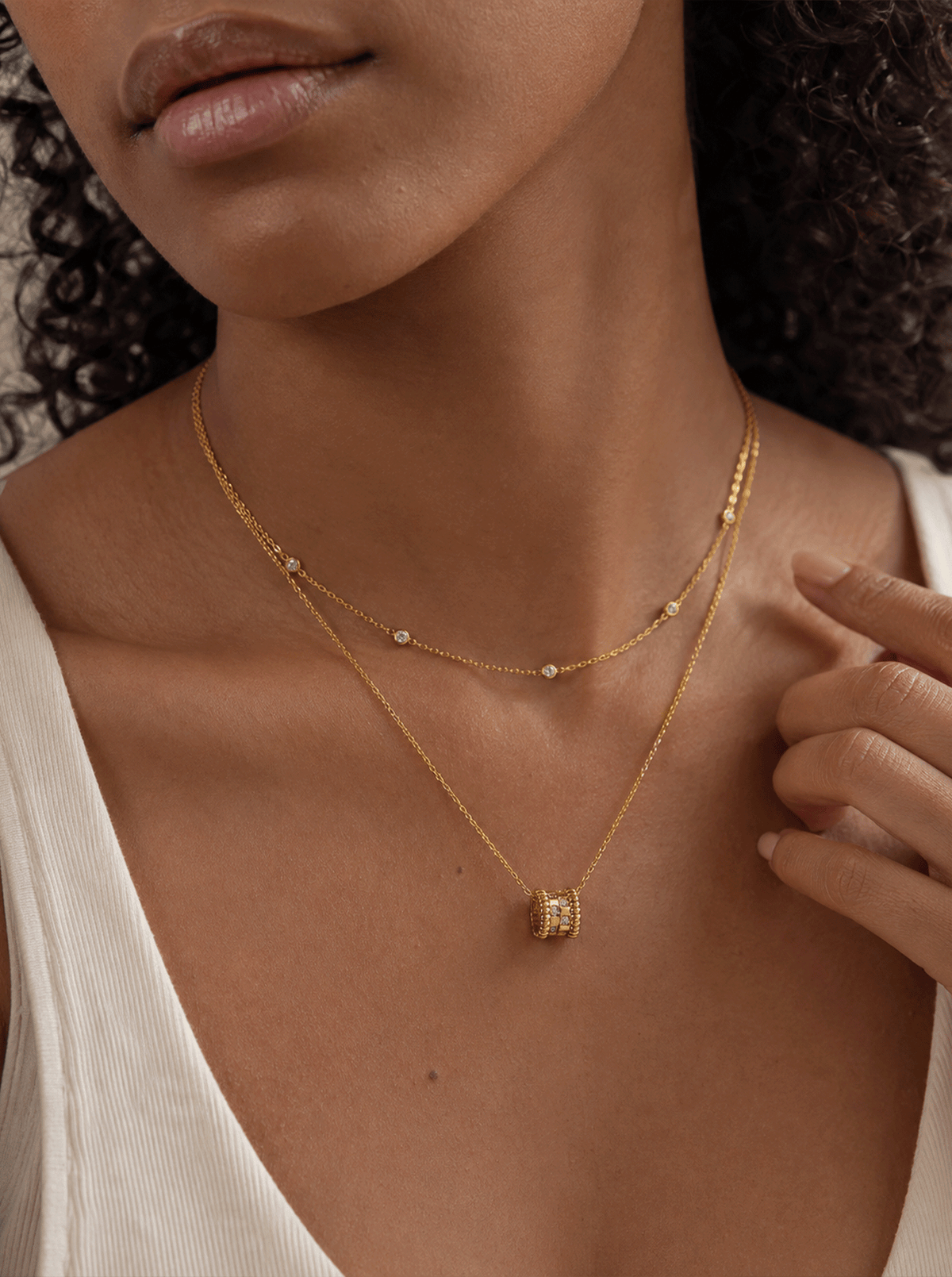 S&S BUBBLE GRADIENT NECKLACE