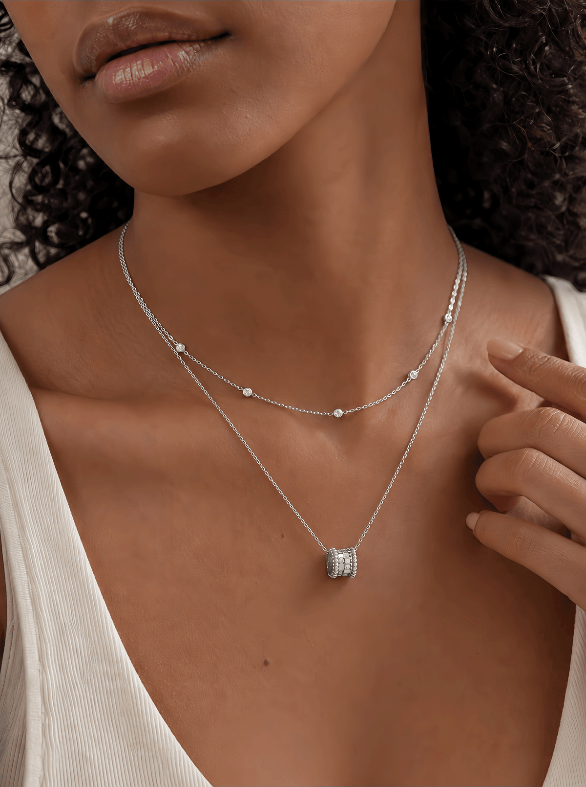 S&S BUBBLE GRADIENT NECKLACE