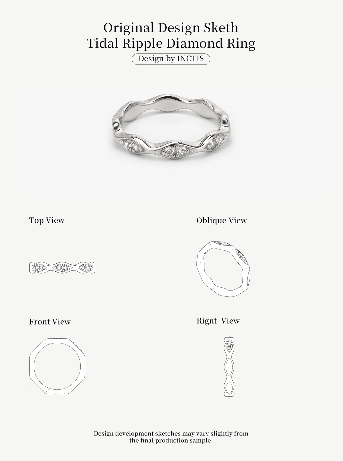 TIDAL RIPPLE DIAMOND RING