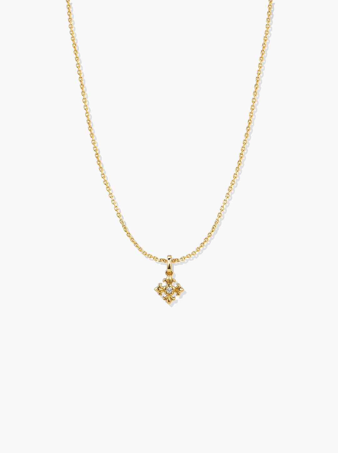 IRIS BLOOM CHARM NECKLACE