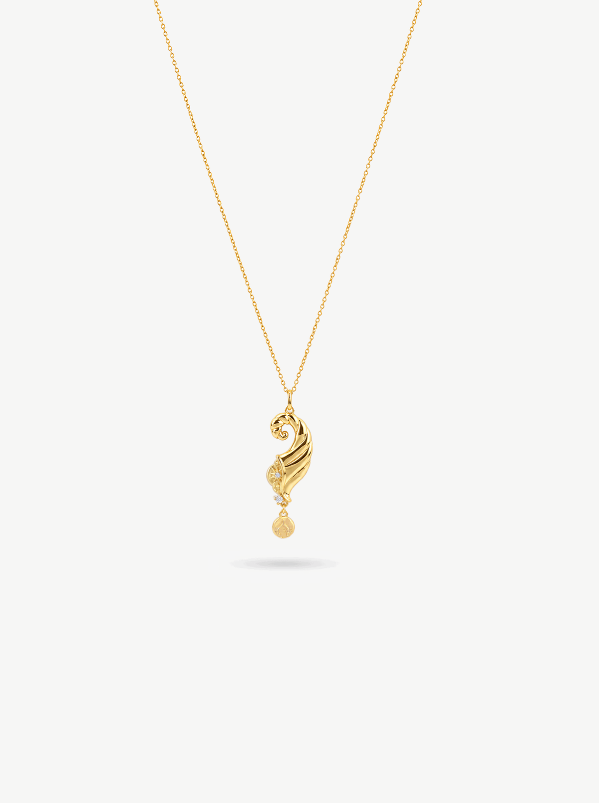 CORNUCOPIA COIN LONG NECKLACE