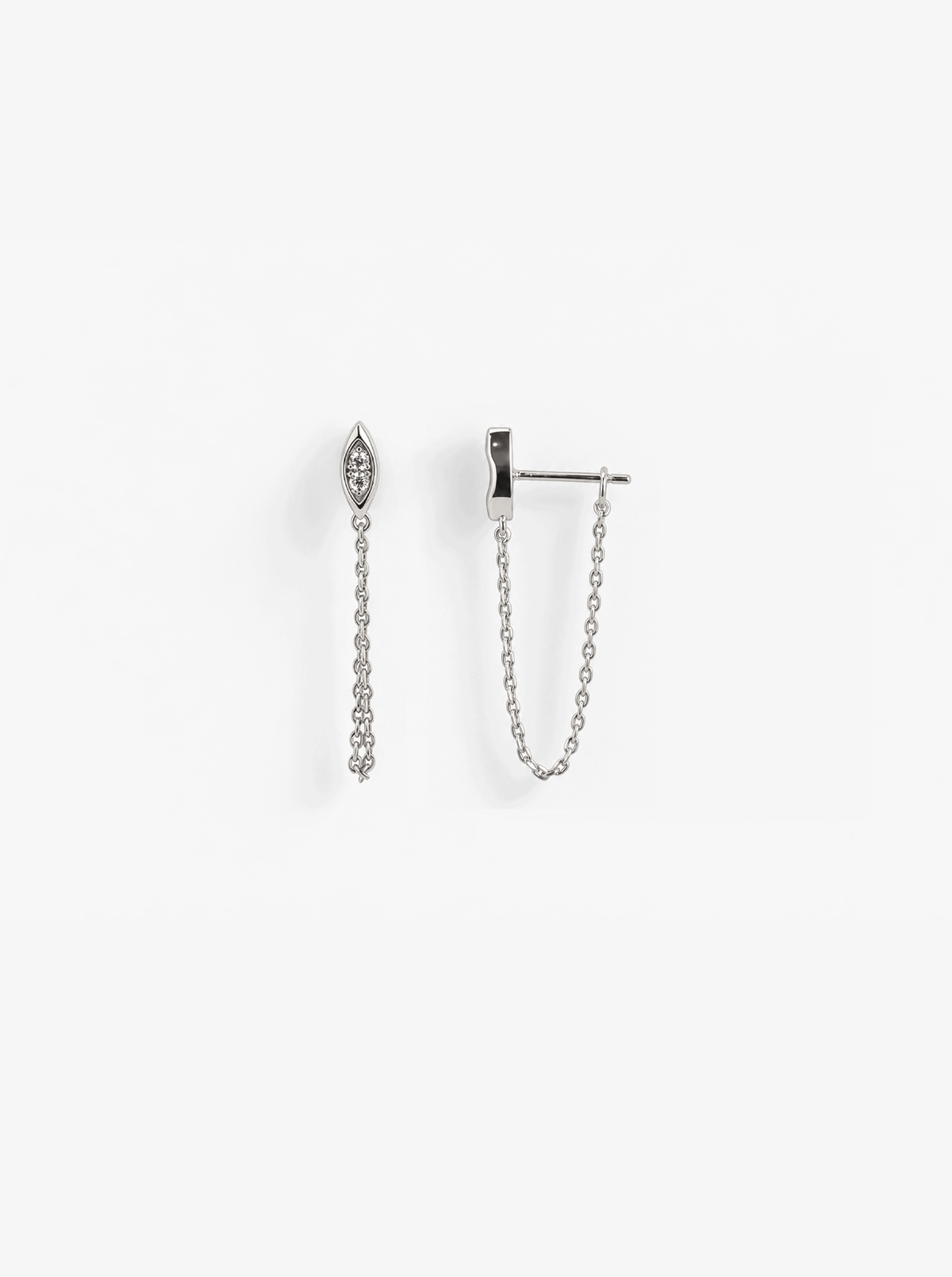 TIDE CHAIN STUD EARRINGS
