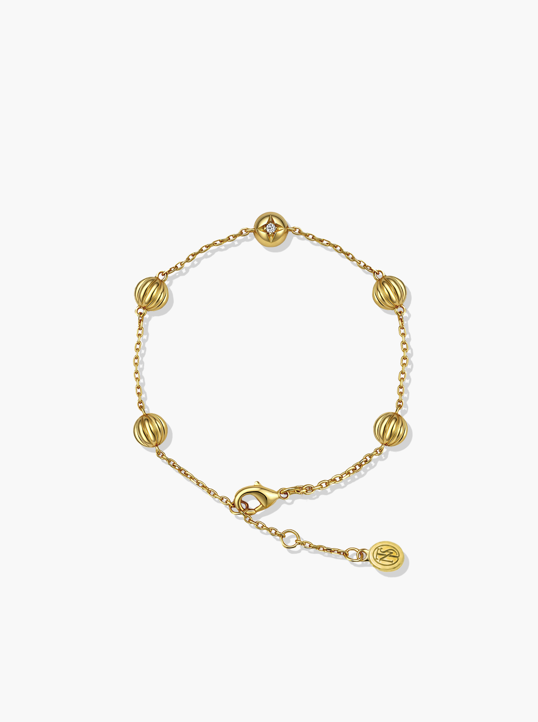 ASTRAL BEAD DIAMOND BRACELET