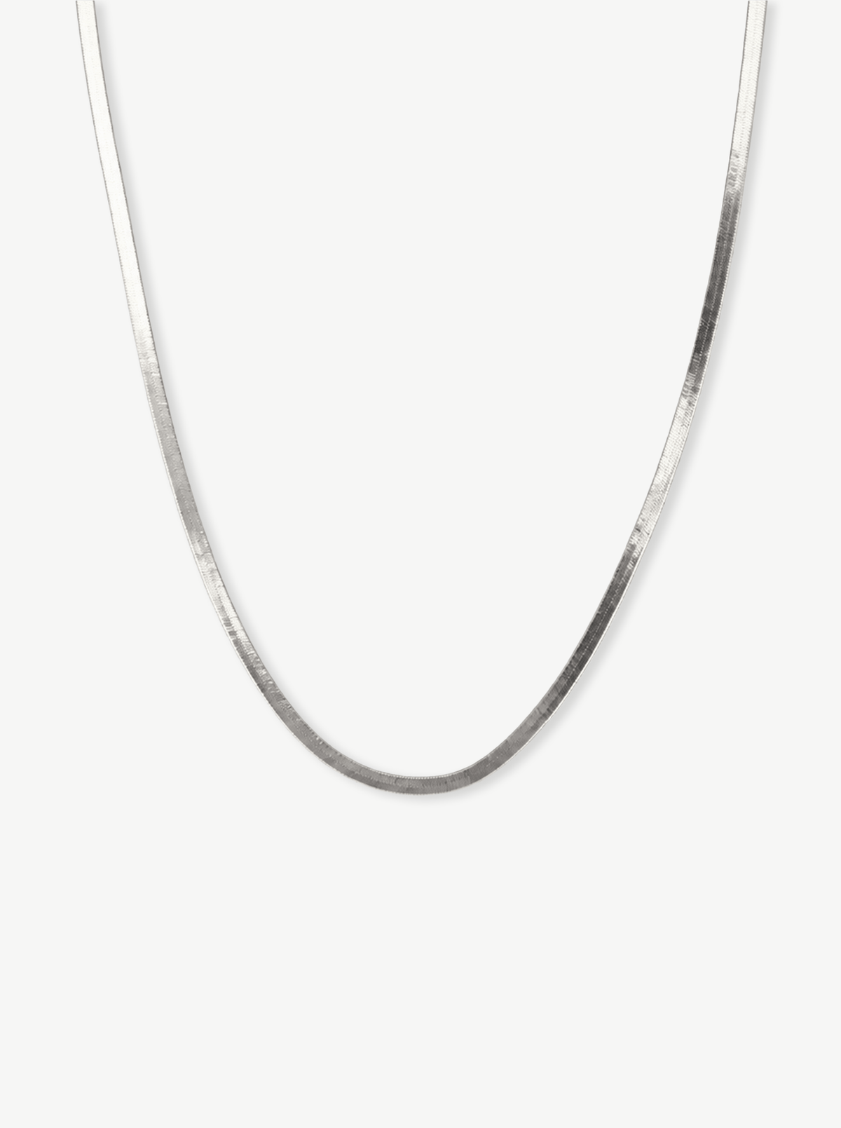 FLAT SNAKE CHAIN NECKLACE