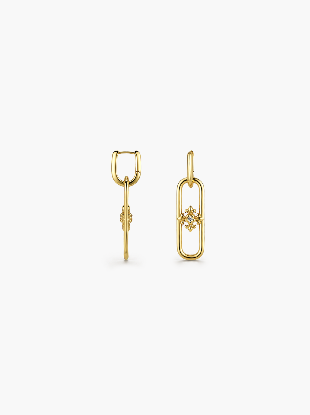 CROSS LINK EARRINGS