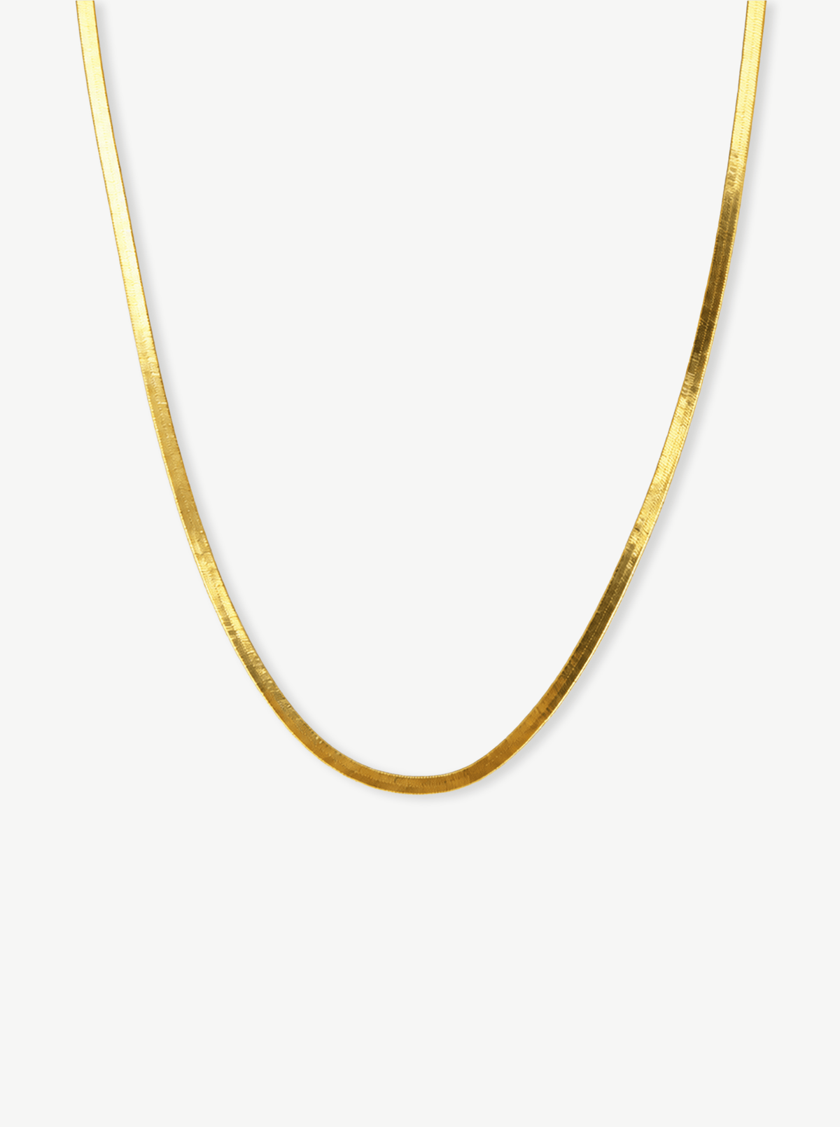FLAT SNAKE CHAIN NECKLACE