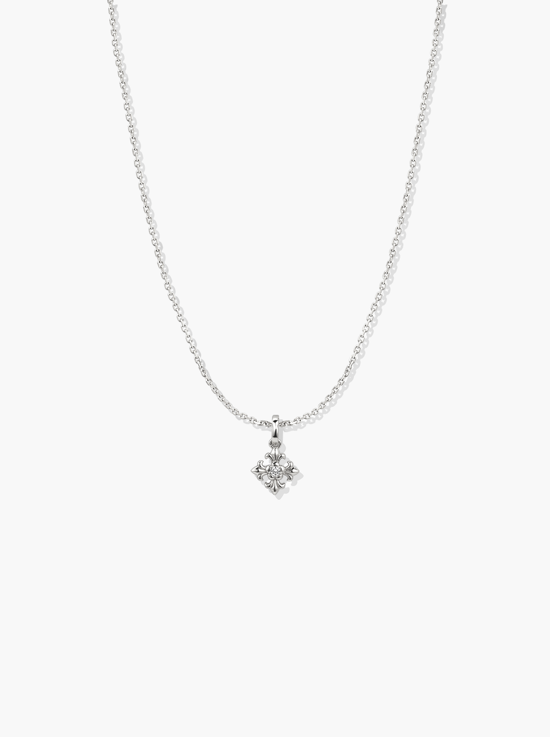 IRIS BLOOM CHARM NECKLACE
