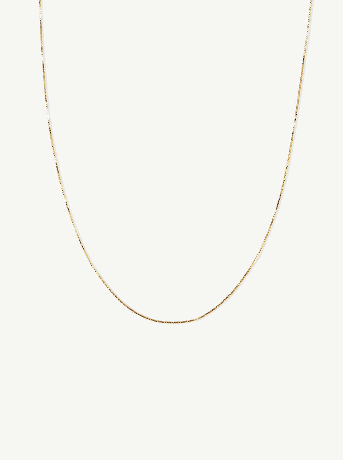 FINE BOX CHAIN NECKLACE