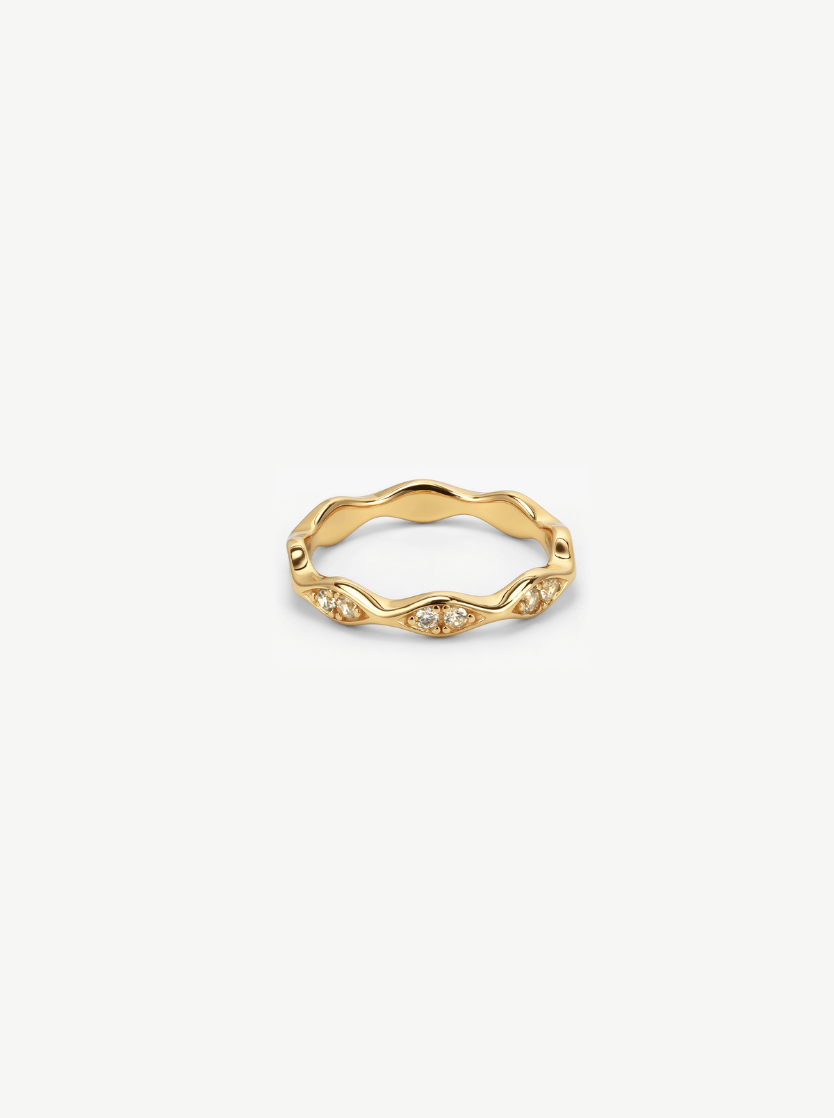 TIDAL RIPPLE DIAMOND RING