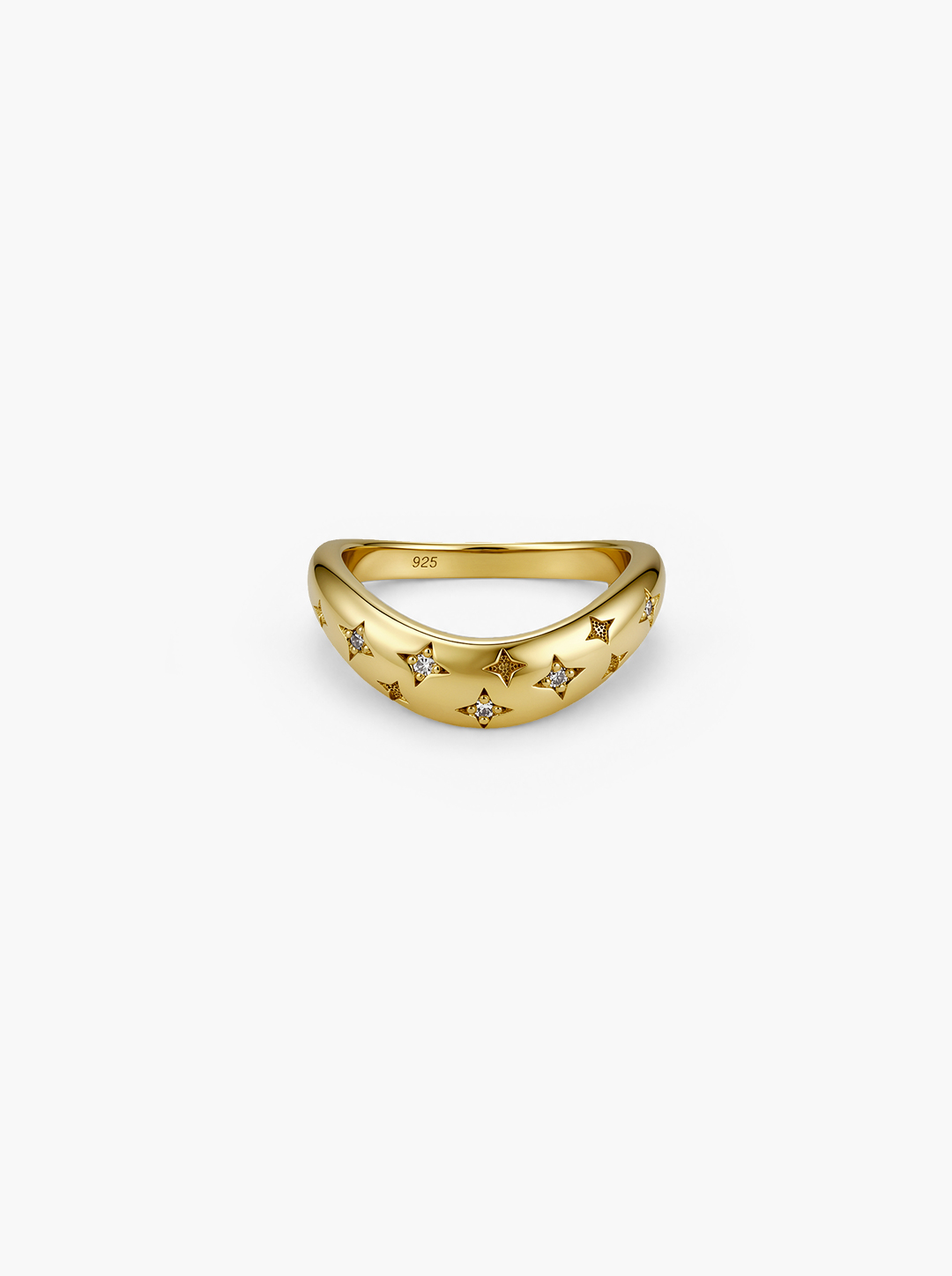 Astral Wave Diamond Ring