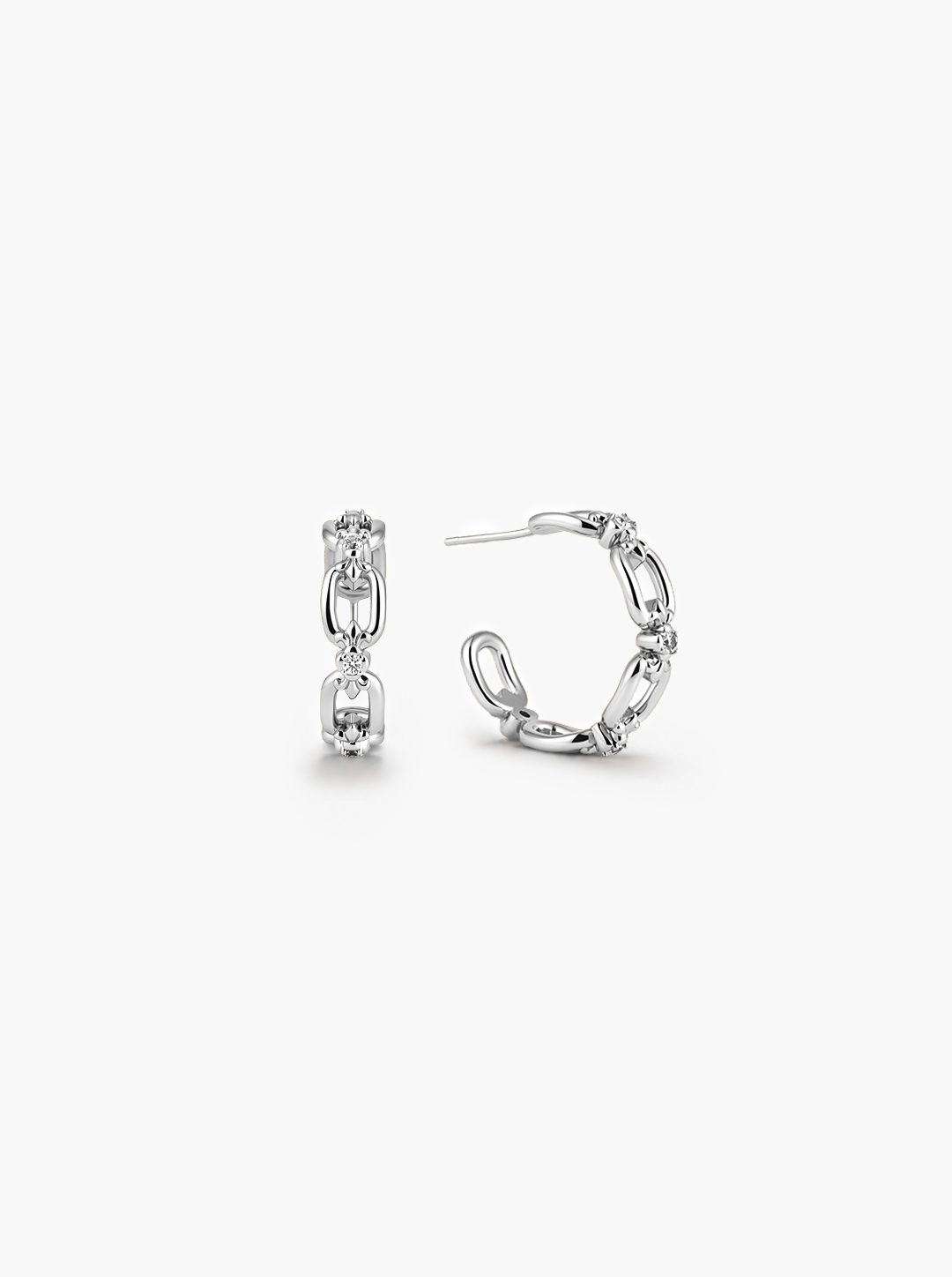 LINK HOOP EARRINGS
