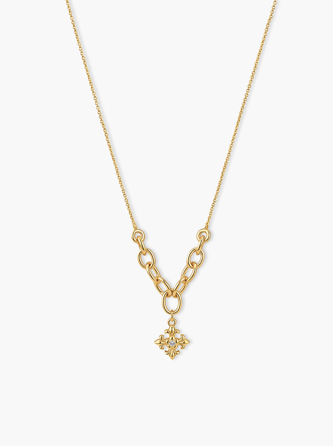 CROSS IRIS DROP NECKLACE