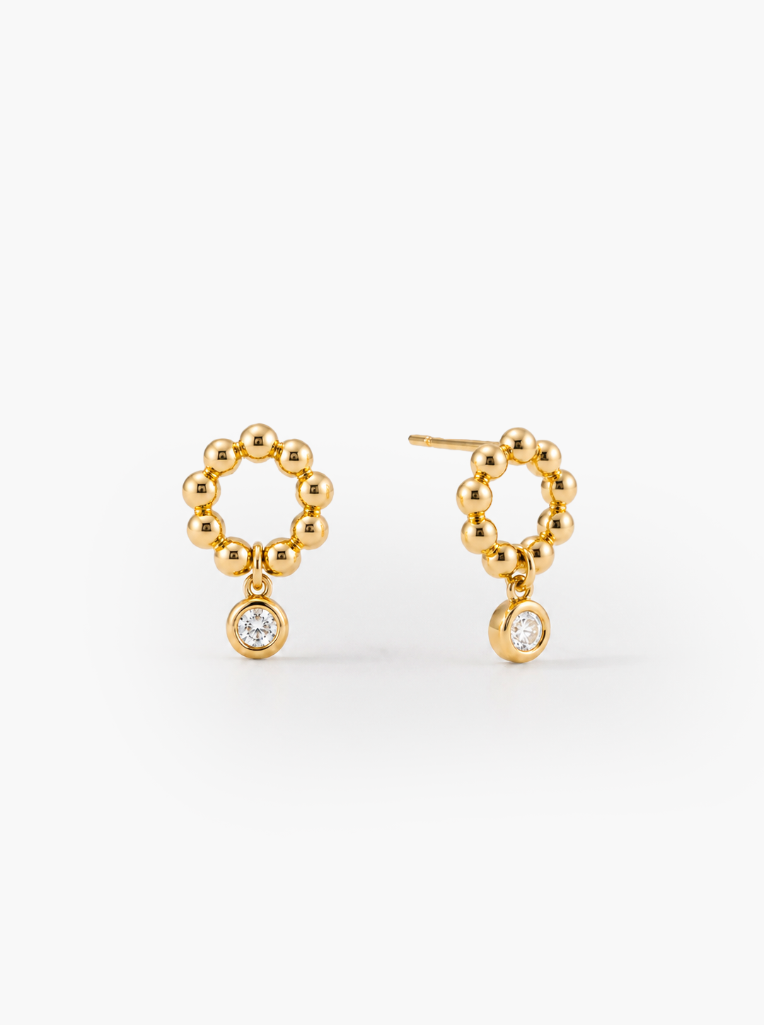 S&S SPHERE DROP EARRINGS
