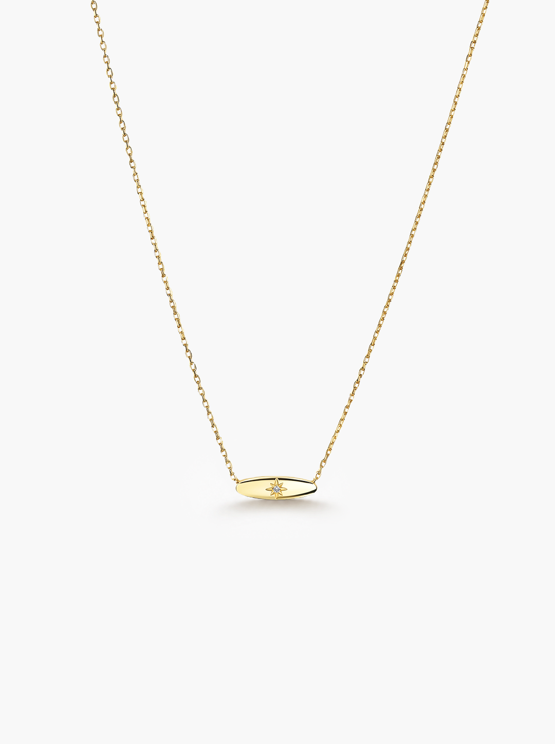 STAR DISC NECKLACE