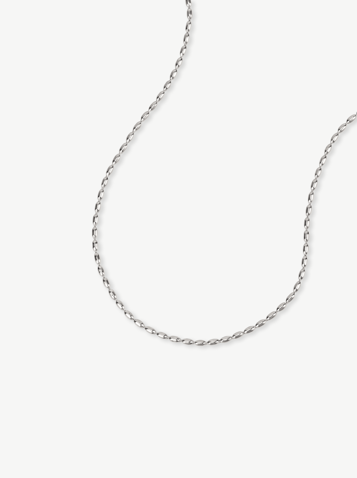OLIVE BEAD NECKLACE CHAIN