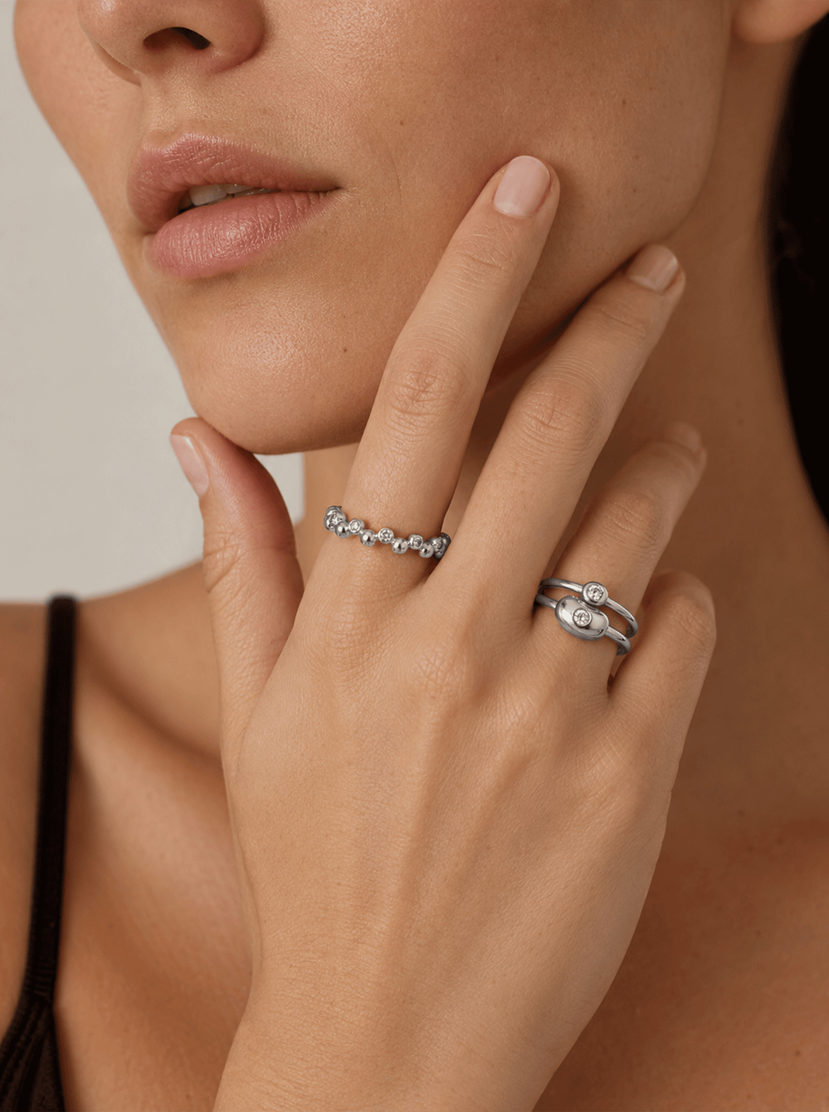 LUCKY SEED DIAMOND SPROUT RING