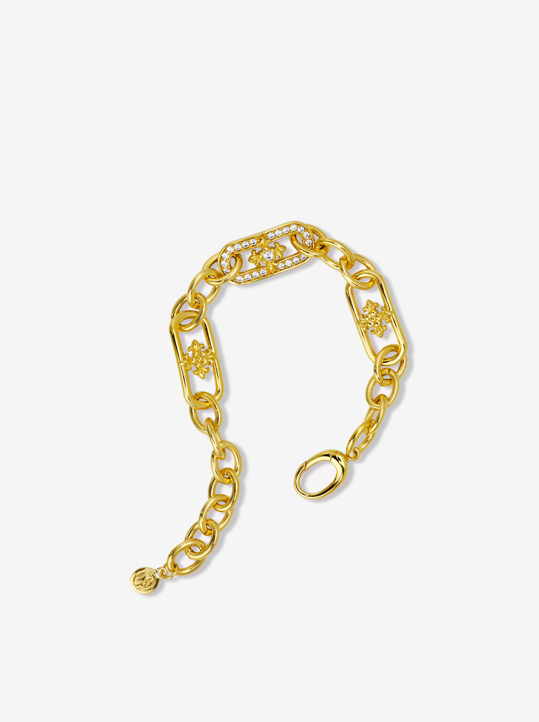 PAVÉ IRIS HEAVY LINK BRACELET