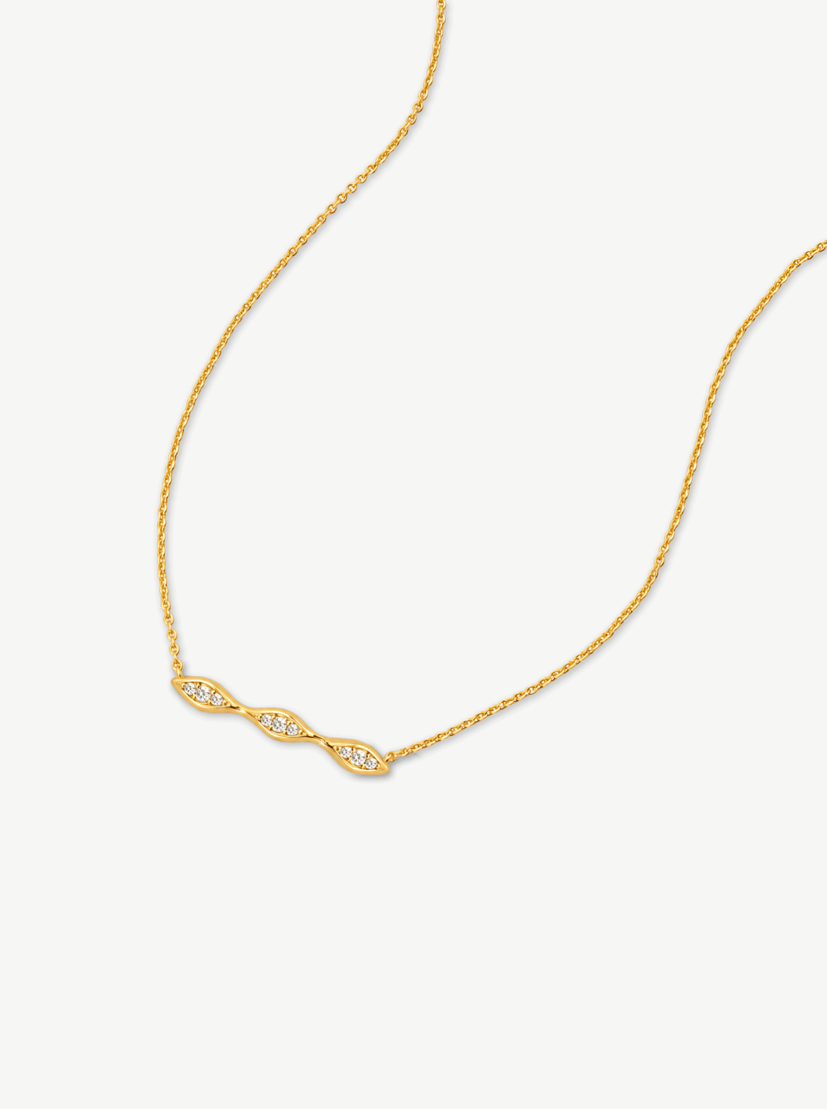 DIAMOND TIDAL RIPPLE NECKLACE