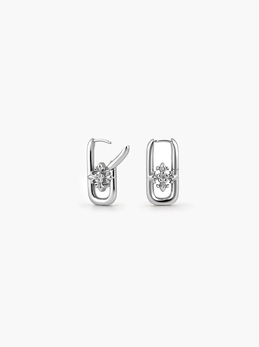 CROSS IRIS DROP EARRINGS
