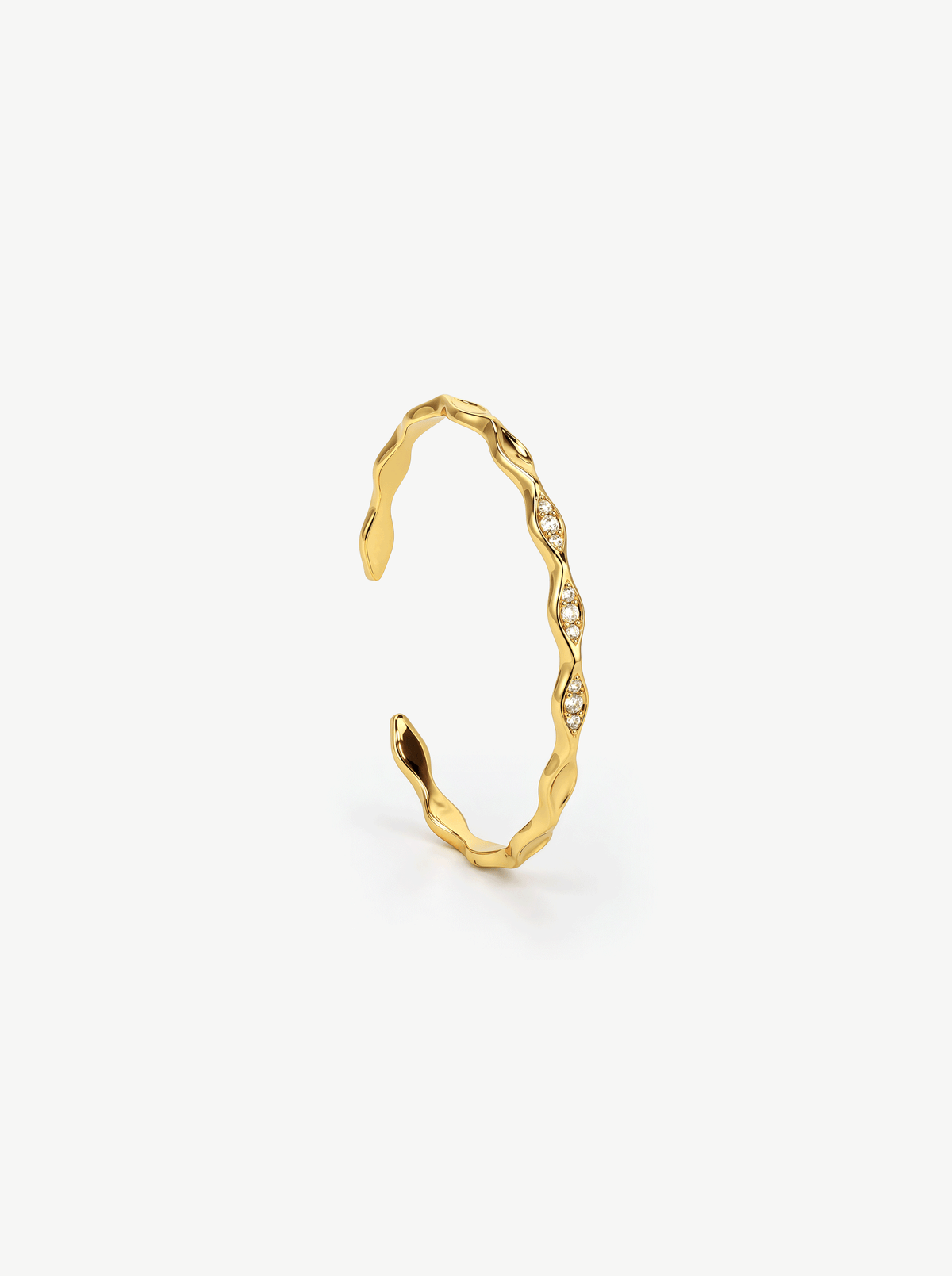 TIDAL DIAMOND WAVE CUFF