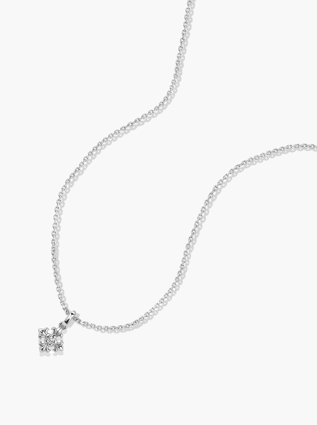 IRIS BLOOM CHARM NECKLACE