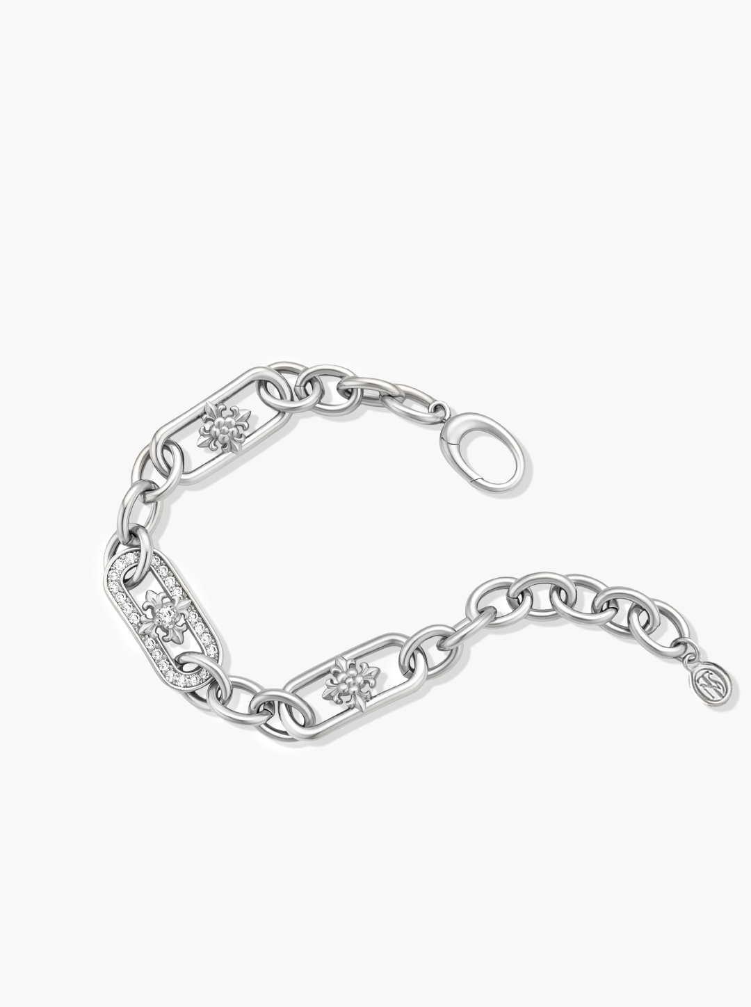 PAVÉ IRIS HEAVY LINK BRACELET