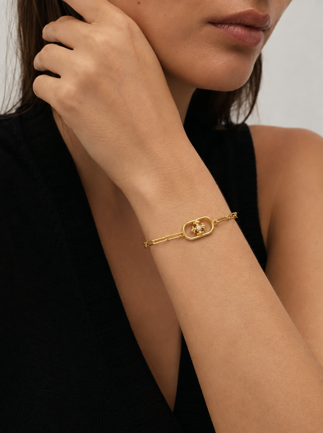 IRIS PAPERCLIP BRACELET