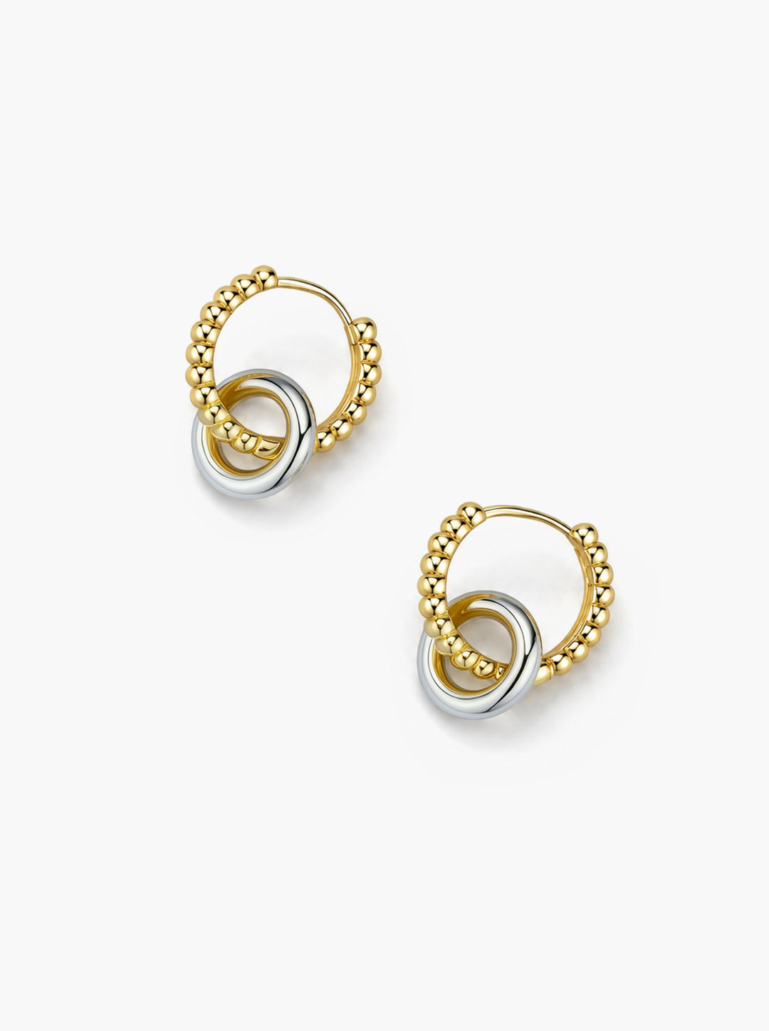STACKED DOUBLE HOOPS