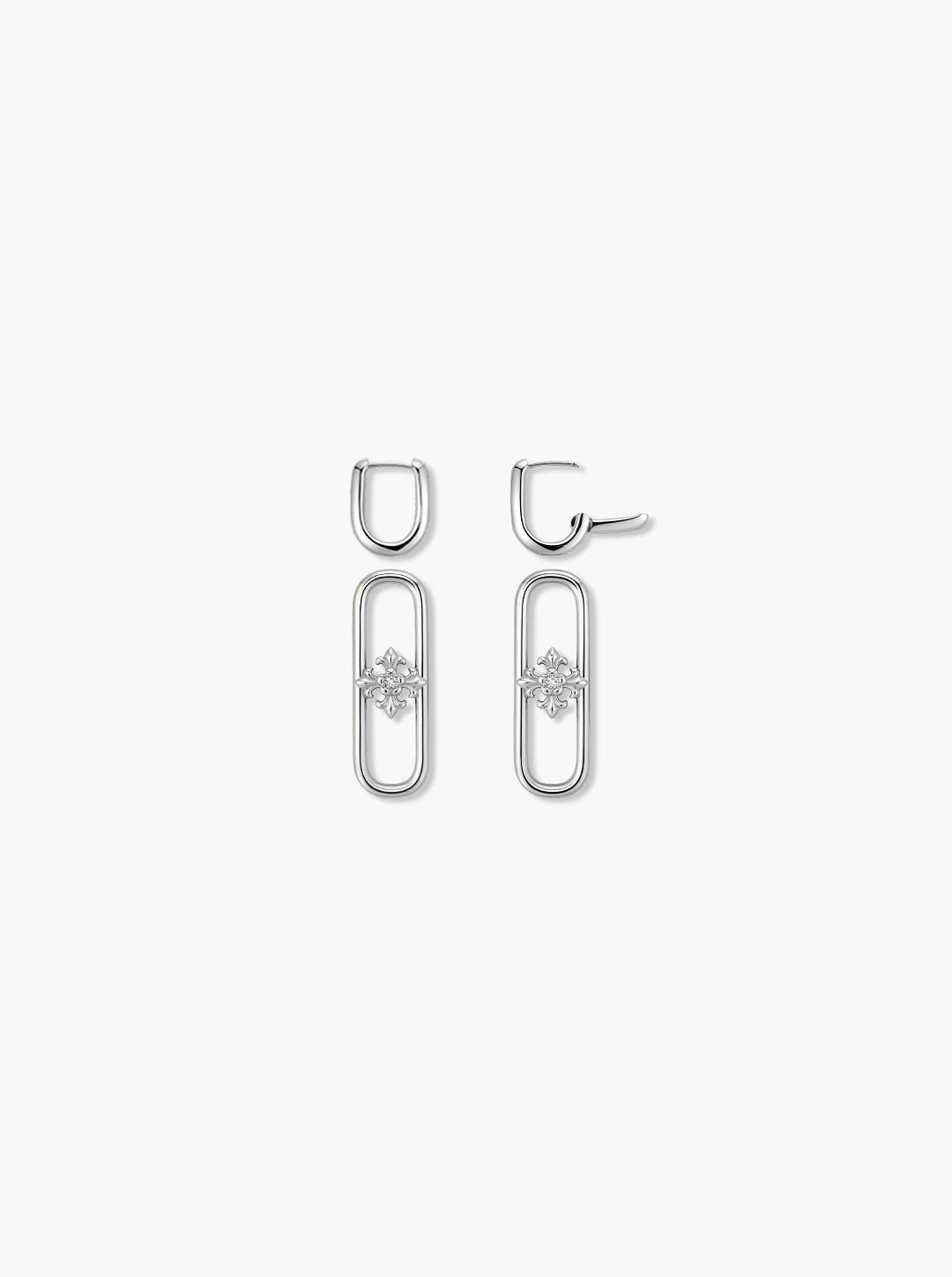 CROSS LINK EARRINGS