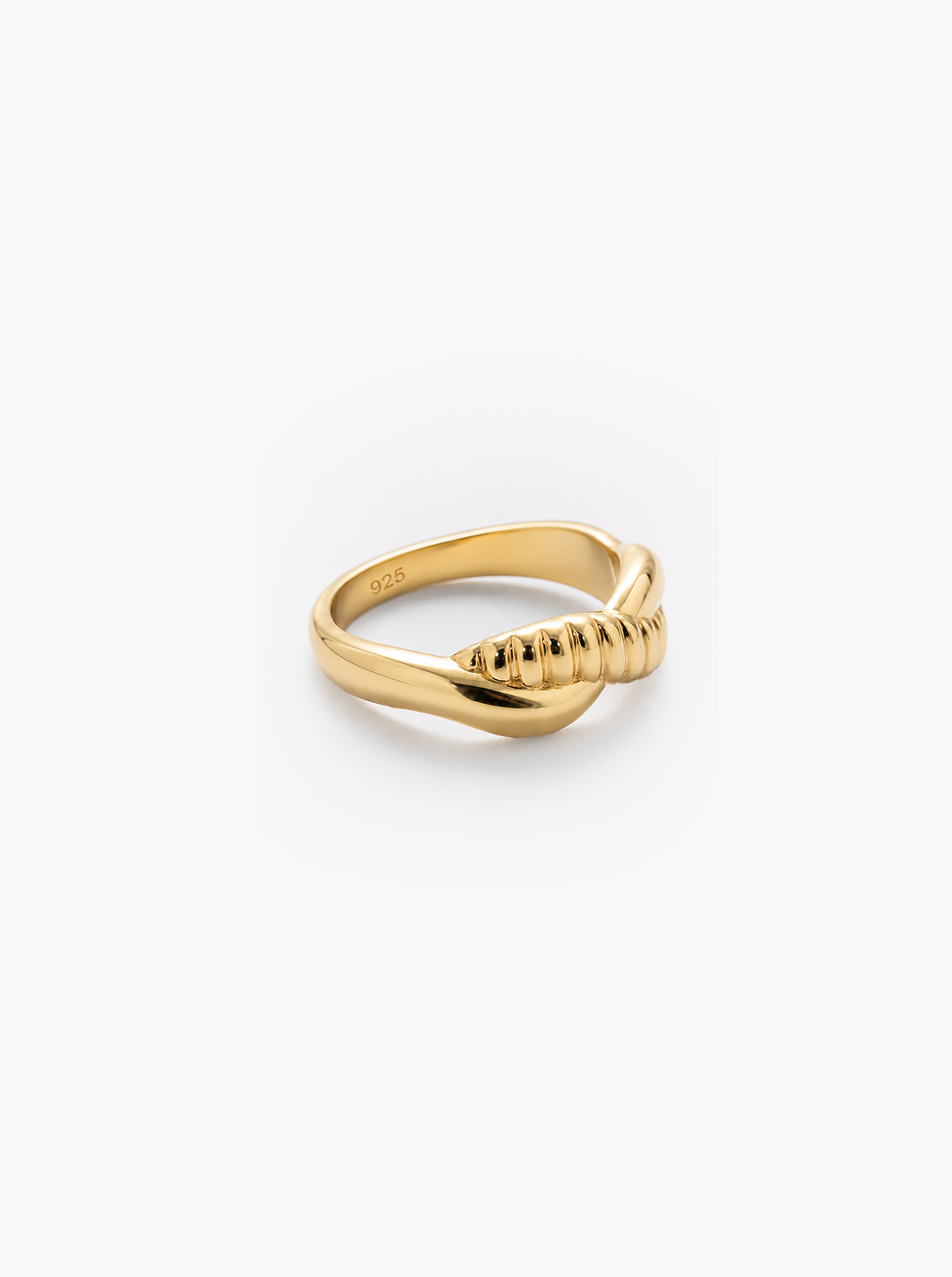 STACKED TWIST  RING