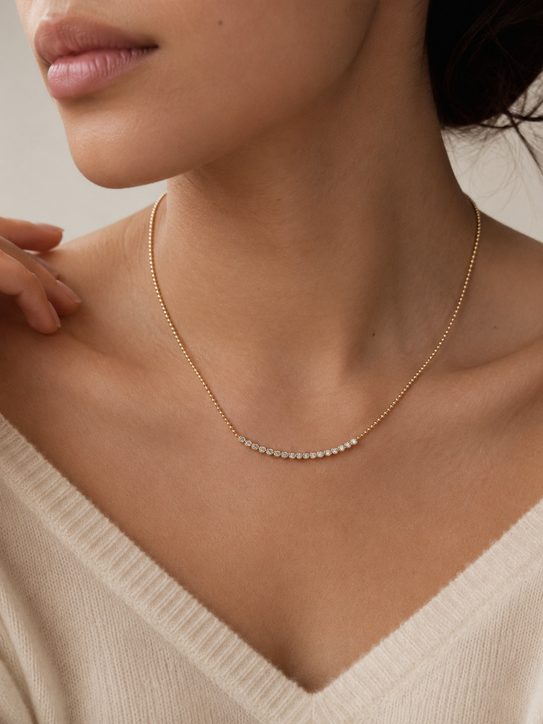 S&S BUBBLE SMILE NECKLACE
