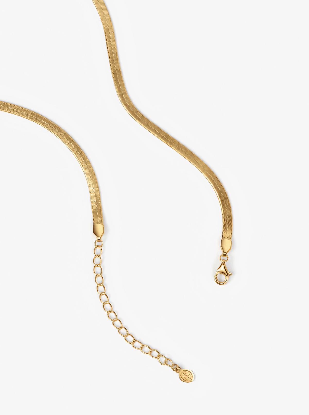 FLAT SNAKE CHAIN NECKLACE