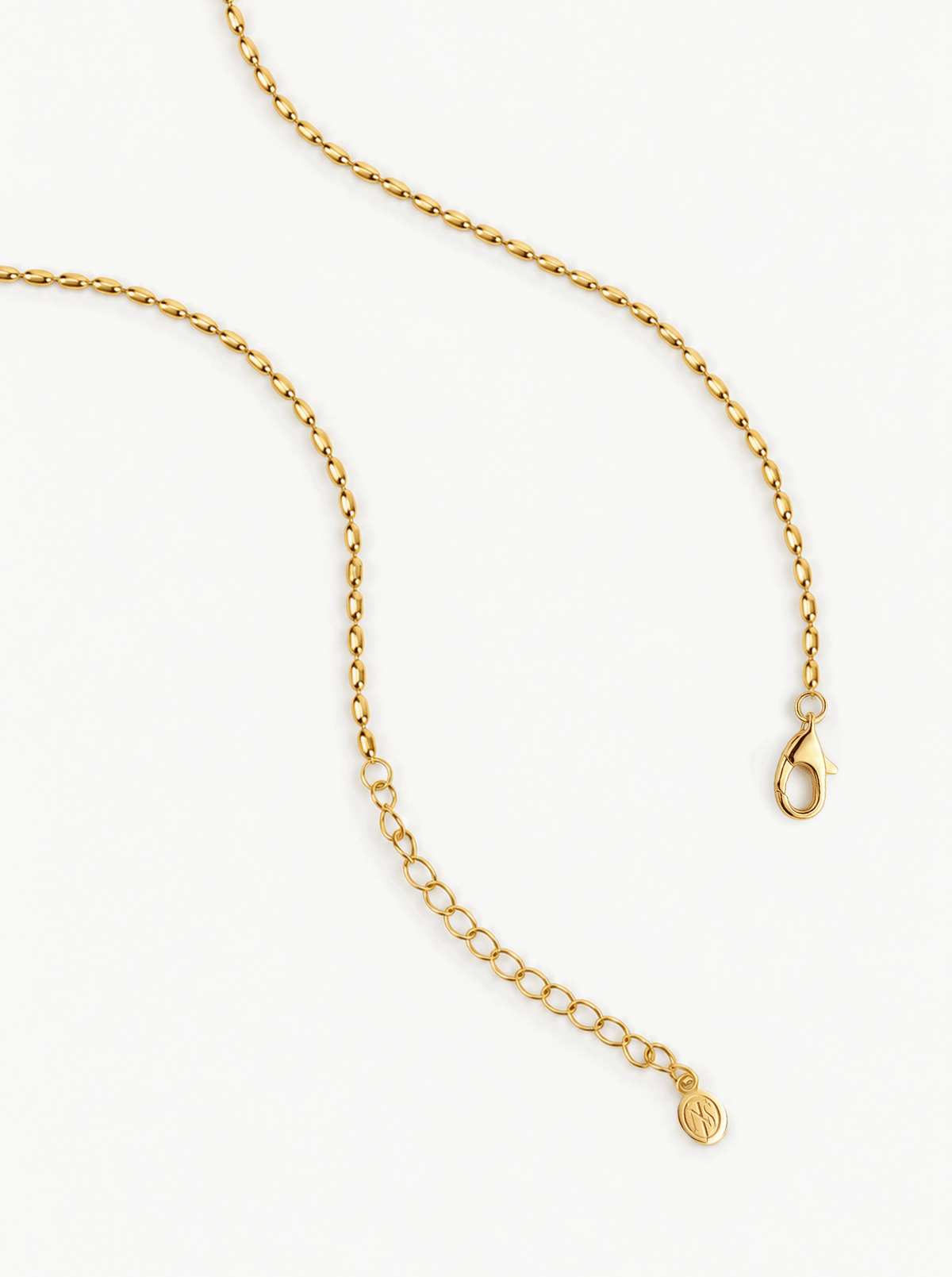 OLIVE BEAD NECKLACE CHAIN