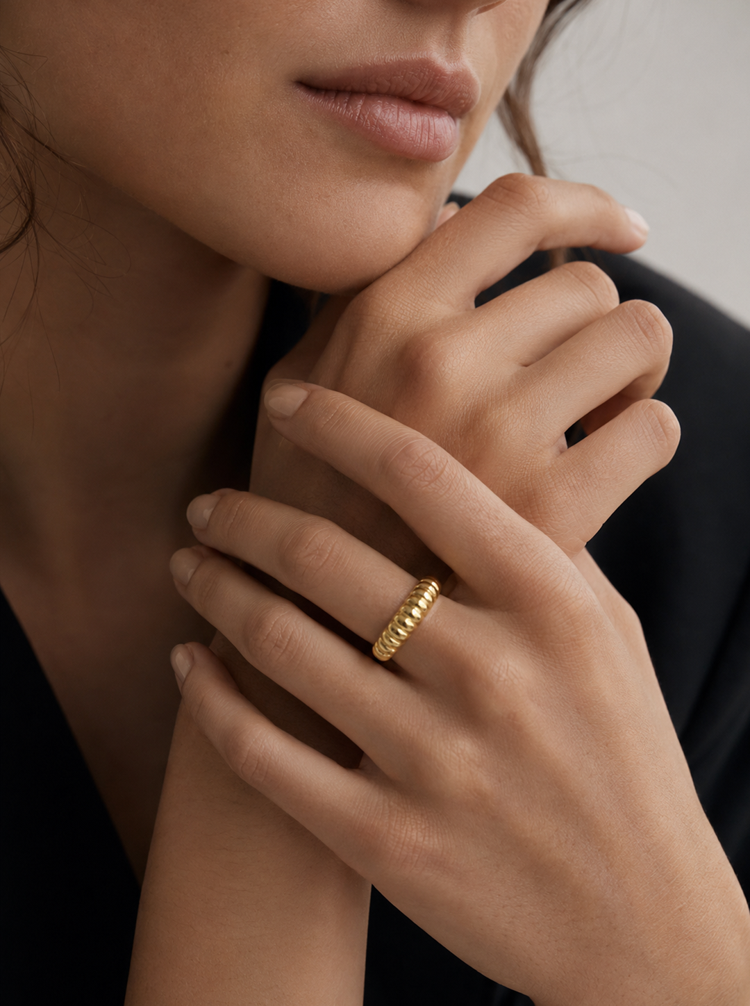 STACKED DOME RING