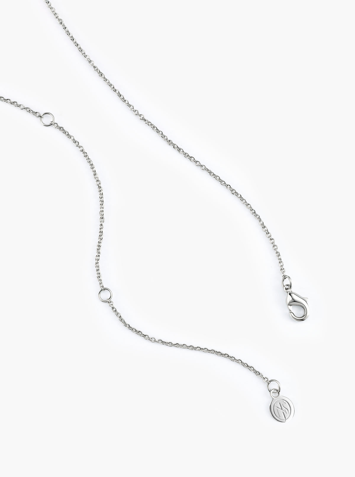 TWO-TONE CROSS IRIS NECKLACE