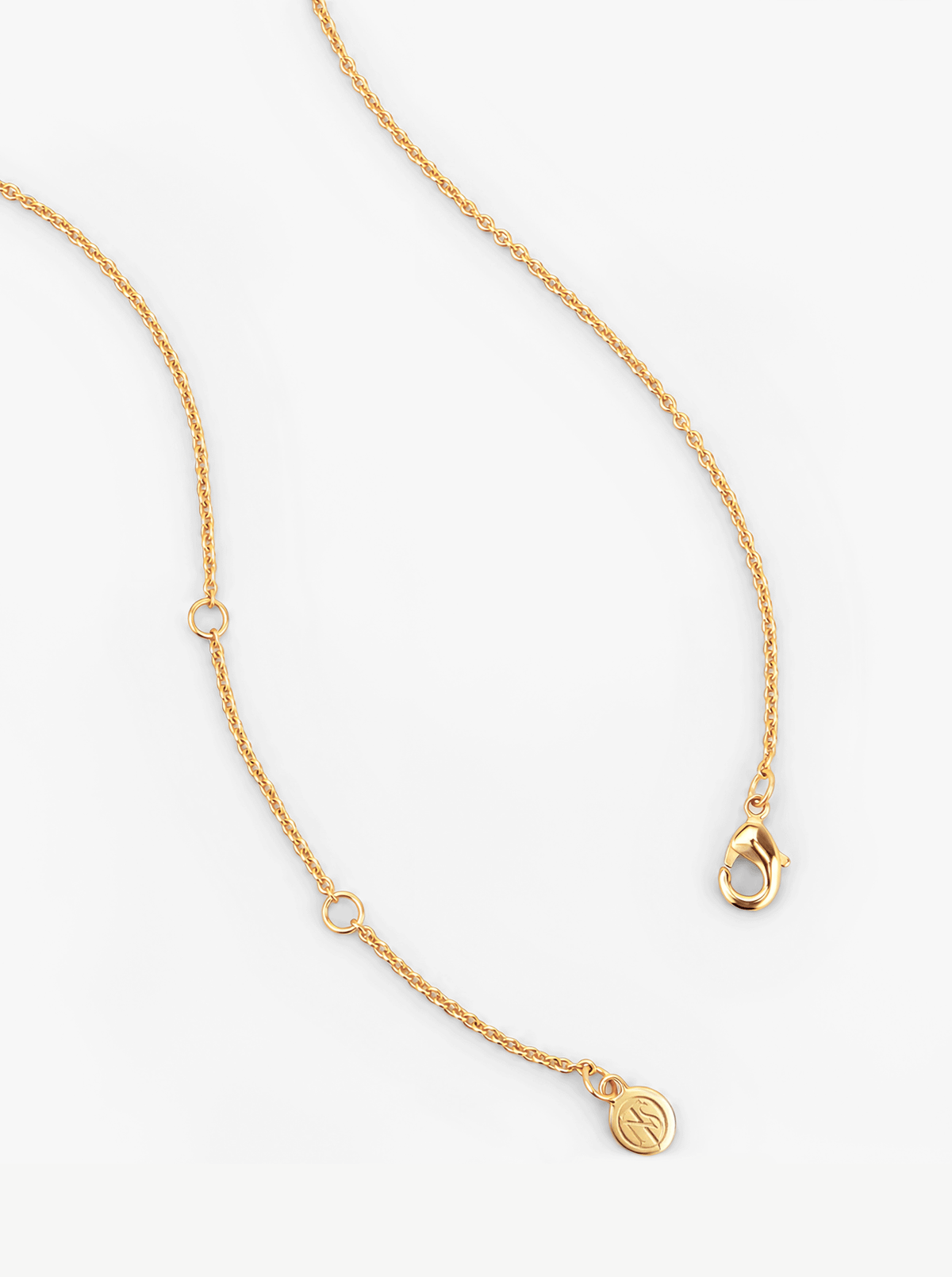 TIDAL RIPPLE DOUBLE RING NECKLACE