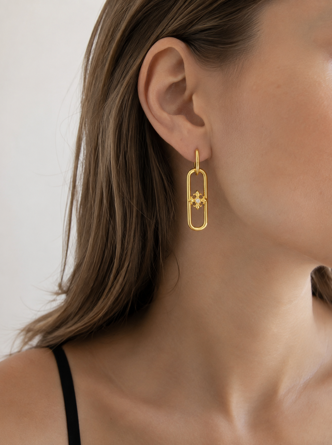 CROSS LINK EARRINGS