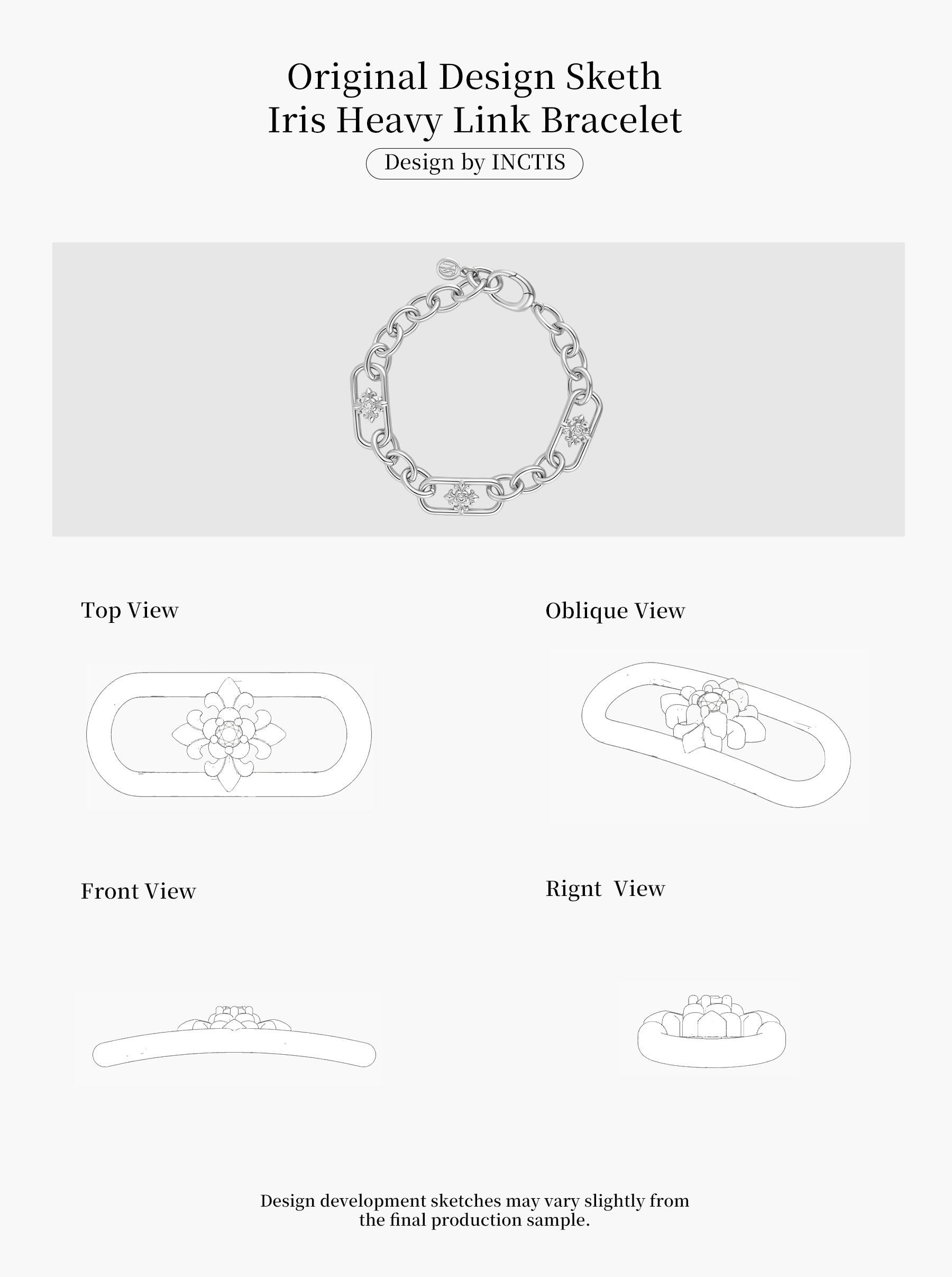IRIS HEAVY LINK BRACELET