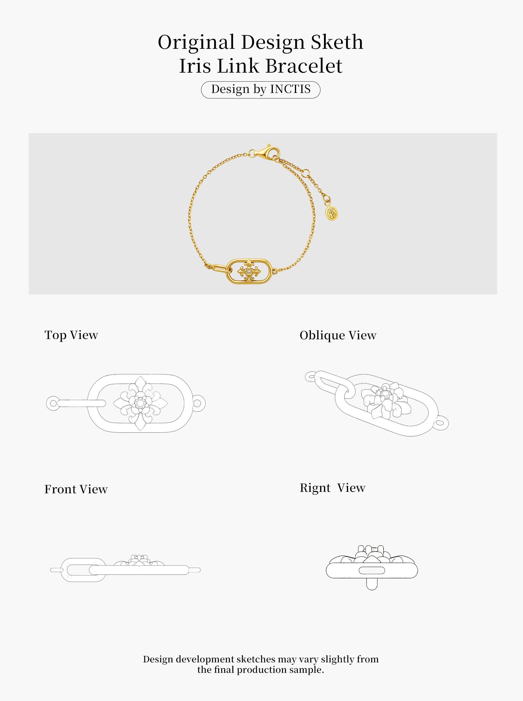 IRIS LINK BRACELET