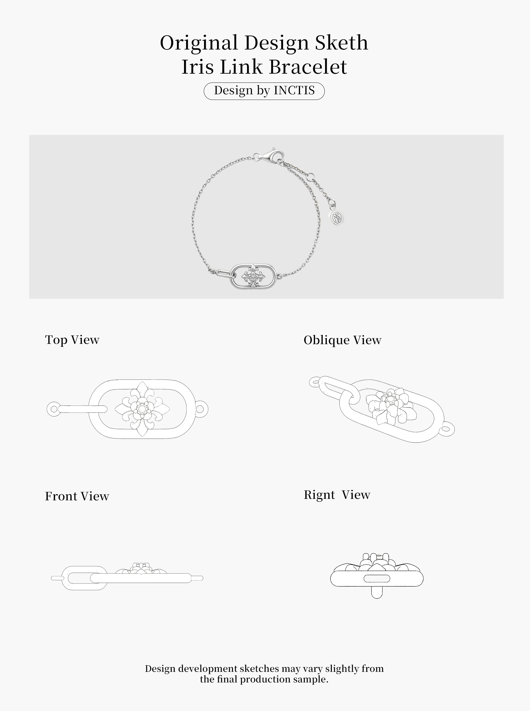 IRIS LINK BRACELET