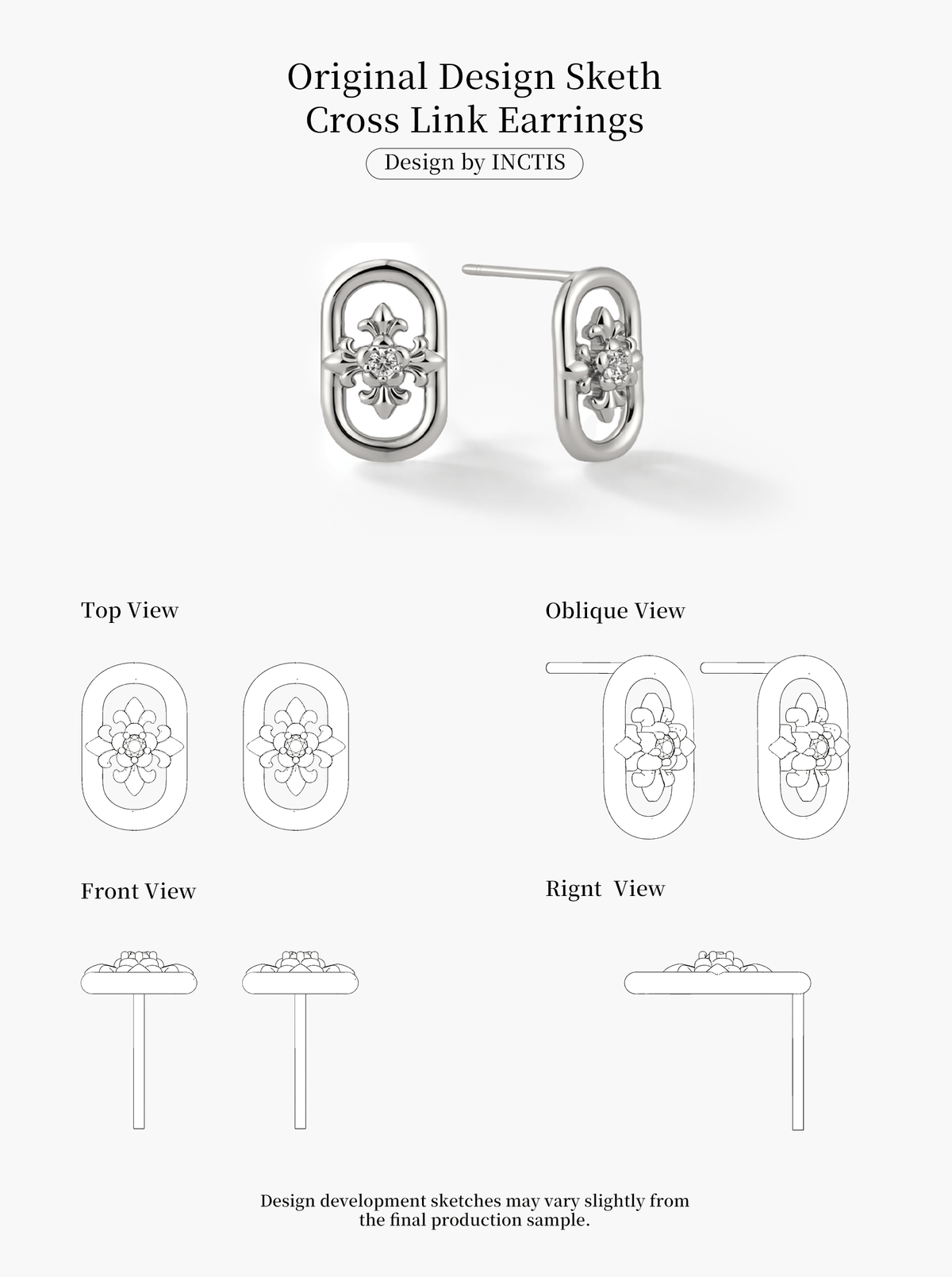 IRIS STUD EARRINGS