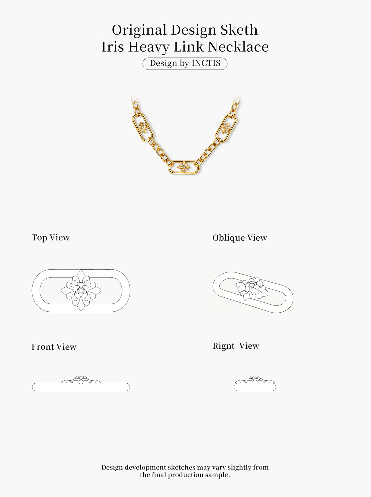 IRIS HEAVY LINK NECKLACE