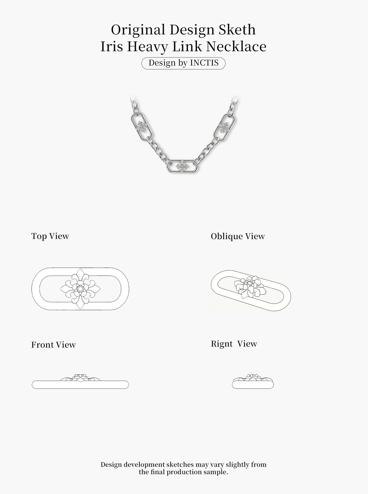IRIS HEAVY LINK NECKLACE