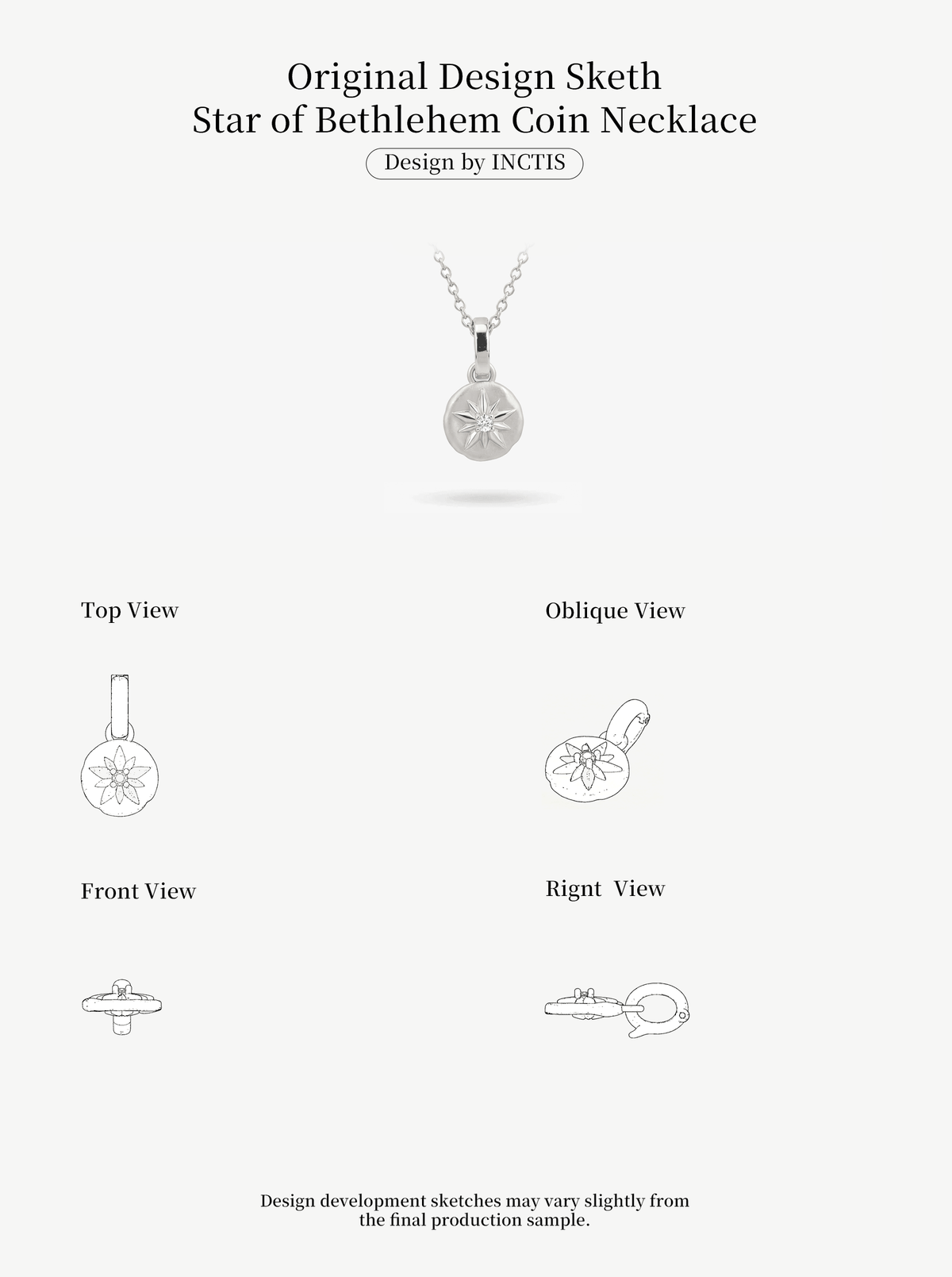 STAR OF BETHLEHEM COIN NECKLACE