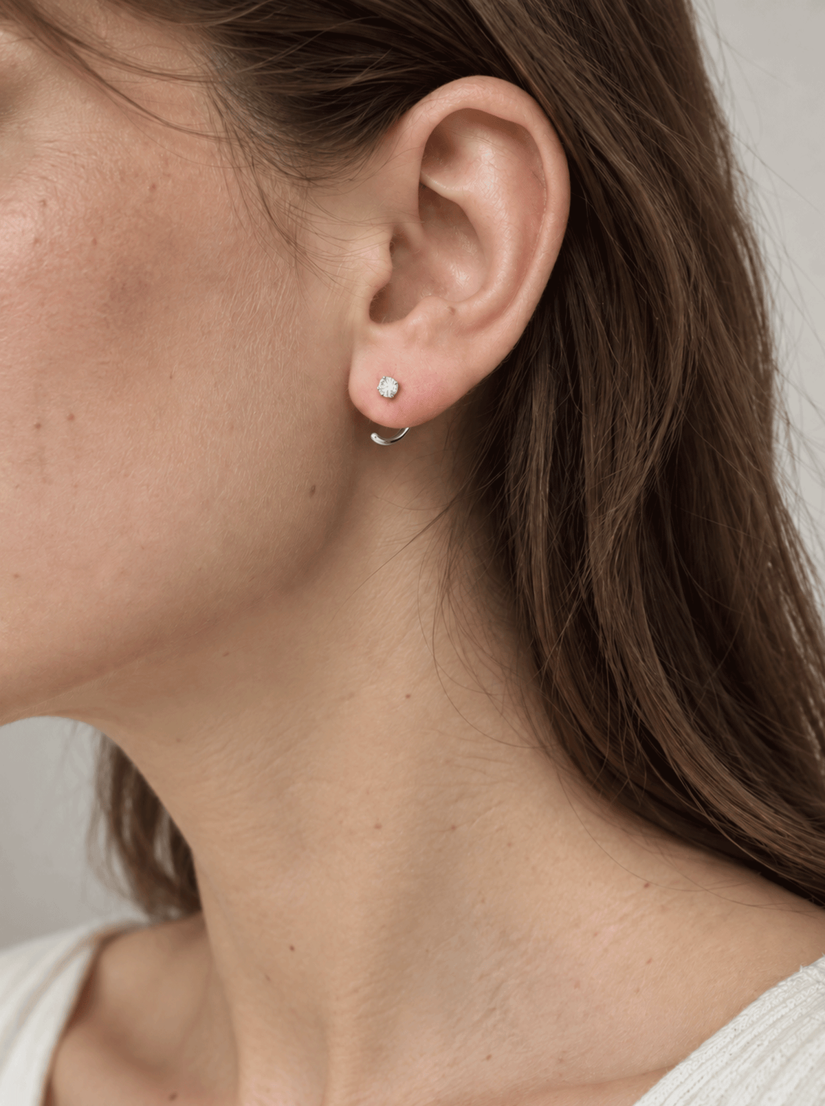 DIAMOND OPEN HOOPS